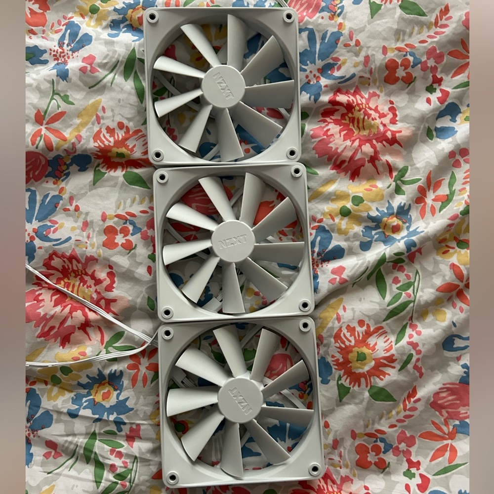 NZXT F120P 120mm PWM Fan (White)